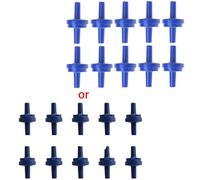 NONGYU Paquete de 10 válvulas de comprobación de vías de acuario para peces, accesorios para tubos de oxígeno, 4 mm de diámetro interior