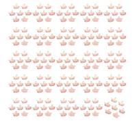 NONGYU Paquete de 100 colgantes de aleación resistentes a las alergias y seguros para decoración de joyas, cómodos de llevar para pieles sensibles, talla única, como se describe