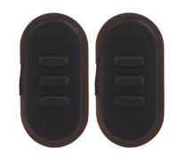 NONGYU Paquete de 2 botones PTT de dos vías pulsadores para hablar, botones de comunicación, para dispositivos de comunicación A10, A12, A10D, CP110, accesorios