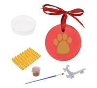 NONGYU Pet Paws Print Impressions Set crea recuerdos duraderos con arcilla suave y soporte protector de exhibición de huellas de gatos