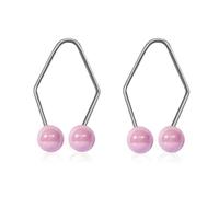 NONGYU Piercing de labios de moda, adorno exquisito para labios, perlas delicadas, herramientas para ejercitar músculos y cara, para mujer, entrenador de aleación, talla única, como se describe, como