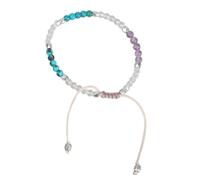 NONGYU Pulseras de cuentas coloridas de chakras que equilibran cuentas de piedra natural para cuentas de energía, talla única, como se describe