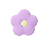 NONGYU Simple - Soporte plegable de silicona para teléfono móvil, diseño de flores pequeñas, color morado y amarillo