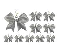 NONGYU Soporte para entusiastas del aire libre con cierre seguro y colgante de lazo brillante para un mantenimiento seguro durante las aventuras. Llavero resistente, plata, Talla única