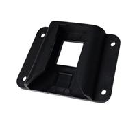 NONGYU Soporte plegable para bolsa de bicicleta, base de montaje frontal, adaptador de bloque con tornillo plegable para bolsa de bicicleta, soporte plegable para bolsa frontal