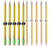 NONGYU Study Companion - Lápiz roscado con tuerca de metal giratoria para niños y adultos, no interrumpe la ansiedad en clases, herramienta de escritura para niños