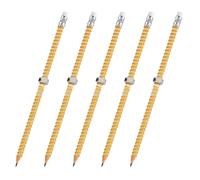 NONGYU Study Companion - Lápiz roscado con tuerca de metal giratoria para niños y adultos, no interrumpe la ansiedad en clases, herramienta de escritura para niños