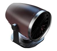 NONGYU Ventilador de 12 V potente calefacción para automóviles, plan compacto y transportable con rotación completa y ventilador de sobrecalentamiento de seguridad