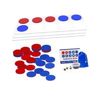 NonMiFyR 40 Piezas Juegos de Matemáticas Contadores Educativos Juguetes de Base Diez Herramienta para Restar Función de Aprendizaje, Estándar 400g