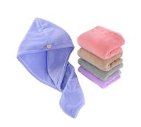 NonMiFyR 5 Piezas Toalla Secado Rápido Gorra Turbante Absorbente Felpa Coral para Mujeres para Uso en Baño Protección Durante Maquillaje Salón de Belleza Rutin