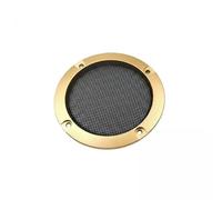 NonMiFyR 6 Rejillas Protectoras para Altavoces, Cubiertas Antipolvo, Rejillas de Audio para Altavoces, Cubiertas Metálicas Finas con Perforaciones para Ventila, 5 piezas