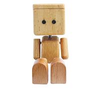 NonMiFyR Adorno de Muñeco con Pies Que Se Mueven para El Salpicadero del Coche, Manualidades Ligeras Y, Accesorios Multiusos para Coches Y Decoración D, Haya con Tapa