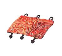 NonMiFyR Alfombrilla para Mango de Tetera, Protector de Manos para Tetera, Funda Resistente Al para Mango de Sartén, Guante para Mango de Tetera para COC, Rojo, Individual