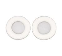 NonMiFyR Almohadillas de Repuesto de Espuma Viscoelástica Redondas Blancas para Auriculares Supraaurales Y Suaves, 95 Mm