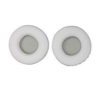 NonMiFyR Almohadillas de Repuesto de Espuma Viscoelástica Redondas Blancas para Auriculares Supraaurales Y Suaves, 75 Mm