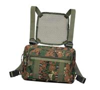 NonMiFyR Arnés para binoculares, Mochila de Pecho, Mochila de Transporte, Gran Capacidad, portátil para Escalada al Libre, Estuche de Transporte para, Verde