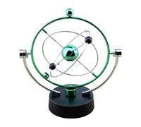 NonMiFyR Bolas de Movimiento Oscilantes, Kit de Ciencia Portátil para Corporal, Arte Cinético para Encimera, Oficina O Dormitorio, Verde, Individual