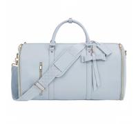 NonMiFyR Bolsa de Viaje Convertible Bolsa de Mano Bolsa Bolsa Porta Trajes Maleta con Organizador para Ropa y Calzado Materiales PU y Poliéster Adecuada para, Azul, Azul