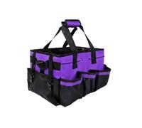 NonMiFyR Bolsa Organizadora de Limpieza Versátil Y Espaciosa con Bolsillos Alrededor Sostiene Eficazmente Herramientas de Limpieza Productos de Cuidado Domésti, Púrpura