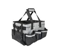 NonMiFyR Bolsa Organizadora de Limpieza Versátil Y Espaciosa con Bolsillos Alrededor Sostiene Eficazmente Herramientas de Limpieza Productos de Cuidado Domésti, Gris