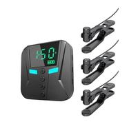 NonMiFyR Botón Telefónico Automático, Y Multifuncional, de Color Negro, Ideal para Diversas Actividades, 3 Abrazaderas