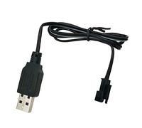 NonMiFyR Cable de Carga USB a Conector SM Cable 48V Cable para Batería Ni CD Cable para Carga de Juguetes RC Compatible con Ordenador Y Adaptador, como se