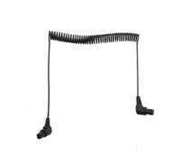 NonMiFyR Cable de Óptico Sincronizador Cordón Enrollado Fibra Óptica Conector Cámara Material Resistente Función Disparo Confiable Uso con de Iluminación, 630 Núcleos, Doble Cabezal En L