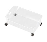 NonMiFyR Caja de Almacenamiento con Ruedas debajo Del Escritorio para Libros, Revistas Y