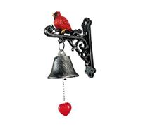 NonMiFyR Campana de Cena Manual de Estilo Retro para Exteriores, Multifuncional, para Colgar en La Pared, Puerta, Porche, Jardín O Hogar.