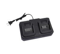 NonMiFyR Cargador de batería de 21 V, Carga rápida, Compacto, Doble Ranura, protección contra sobrecarga con indicador Luminoso, 1.2a