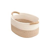 NonMiFyR Cesta de Almacenamiento de Cuerda para Juguetes Y Artículos Diversos, Organización del Hogar, Diseño Apilable Y Estable, Adecuada para Sala D, 22cmx16cmx11cm