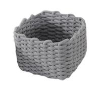 NonMiFyR Cesta para Toallas, Cesta de Almacenamiento, Caja de Almacenamiento Multifuncional para Estante, Armario, Baño. , Gris, Individual