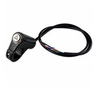 NonMiFyR Control Luces Emergencia para Manillar con Cuerpo Aluminio y Iluminado para Doble con Sujecion por Abrazara Acuado para cicletas y Ciclores