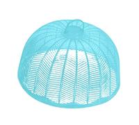 NonMiFyR Cubiertas de Malla para Pasteles, Cubiertas Transpirables para Platos, Cubiertas para Comida de Picnic Al Aire Libre, Sombrillas, Tiendas de Campaña P, Azul, Individual