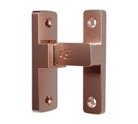 NonMiFyR de Puerta, Abatible Galvanizada, Montaje Opcional, Mayor Protección para El Hogar, Baño, Hotel, Oficina, Garaje, Rojo