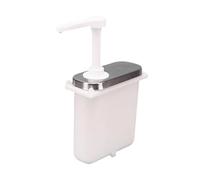 NonMiFyR Dispensador de Botella de Bomba Estación de Cocina Herramienta con Material de PP y Acero Inoxidable Adecuado para, 1.4 L Sin Caja Exterior, Individual