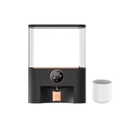 NonMiFyR Dispensador de Enjuague Bucal Inteligente de Pared, Dispensador Cuantitativo Ajustable, Dispensador Eléctrico de Enjuague Bucal, Negro, Individual