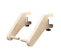 NonMiFyR Dispensador de Rollo de Papel Porta Papel Tapiz de Madera con Fijación Metálica Instalación Sencilla Adecuado para Oficina Niños