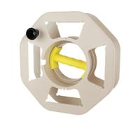 NonMiFyR Enrollador de cables manual, resistente y multifunción, ideal para fábricas, lugares de trabajo, hogares y exteriores, Beige