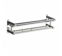 NonMiFyR Estante de Almacenamiento para Baño Soporte de Acero Inoxidable Montado en Pared para Productos de Baño Superficie Pulida Capacidad Mejorada Adecuado, 40cm