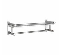 NonMiFyR Estante de Almacenamiento para Baño Soporte de Acero Inoxidable Montado en Pared para Productos de Baño Superficie Pulida Capacidad Mejorada Adecuado, 60cm