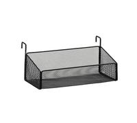 NonMiFyR Estantería de, Estantes Flotantes, Cesta de Almacenamiento Colgante, Soporte para Archivos Multifuncional para Bolígrafos, Libros, Relojes, Bo, pequeño negro