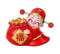 NonMiFyR Estatua China, Figura de Feng Shui, Adorno de Escritorio para Estantería, Regalo de año, Estudio O Sala de Estar, 7.2 X 4.5 X 6.3 Cm