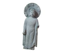 NonMiFyR Estatua de Buda Ornamento de Meditación en Resina Figura para Pecera Jardín Patio Salón Apto para Decorar Hogar Estudio