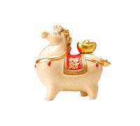 NonMiFyR Estatua de Caballo Escultura Figurina Caballo Cerámica Diseño Animal Estilo Único Adecuada para Hogar Escritorio Decoración Regalo, Poder, Individual