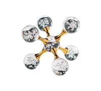 NonMiFyR Figura de Esfera de Burbujas, Adorno de Escritorio, Artesanía Artística, Escultura Decorativa, Estatua Moderna para Chimenea, Escritorio, Centro, L