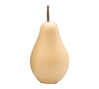 NonMiFyR Figura Nórdica de Cerámica con Forma de Pera, Escultura Frutal, Estatua Coleccionable, Centro de Mesa Creativo para La Decoración de La Mesa de, Amarillo 7.7cmx15cm, Individual