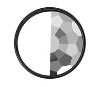 NonMiFyR Filtro Especial Efectos para Cámara Lente Accesorio Fotográfico de Kaleidoscopio Semicircular Vidrio Óptico Resistente Adecuado para Fotografía