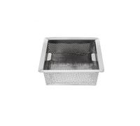 NonMiFyR Filtro sagüe Acero Inoxidable Resistente Al Óxido Colador Cuadrado sagüe con BOR Ancho para Hogares Ocupados, Estilo C