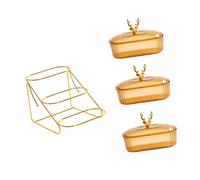 NonMiFyR Frutero de Varios Niveles Bandeja Central para Frutas Soporte para Servir Alimentos Y Organizador de Verduras Material PP Extraíble Adecuado para, Style a 3 Grids, Individual